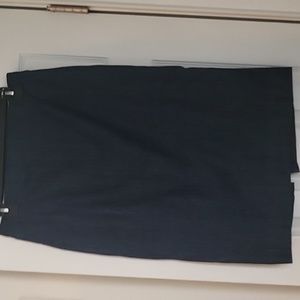 WHBM dark indigo denim skirt size 6
